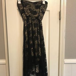 A prom or formal dress